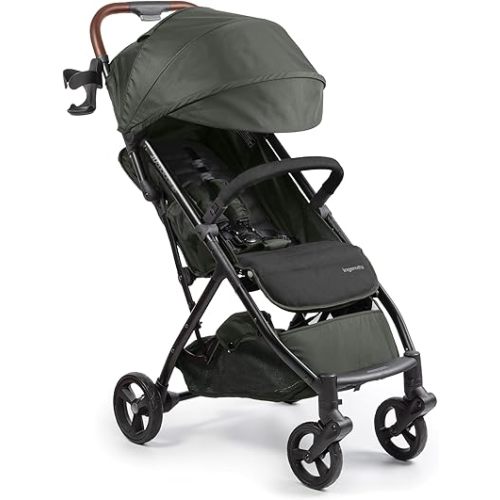 Ingenuity 3Dquickclose CS+ Compact Fold Stroller – Lightweight Stroller with Oversized Canopy, Extra-Large Storage and Compact Fold