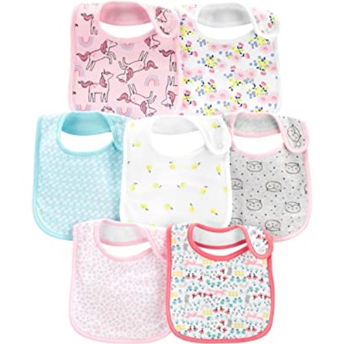 Simple Joys by Carter's Baby 7-Pack Teething Bibs