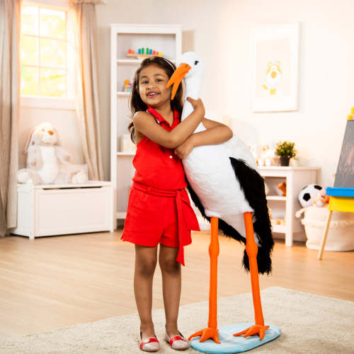 Lifesize Plush Stork