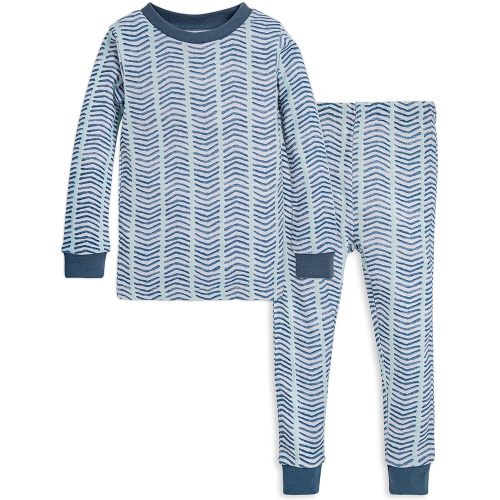 Burt's Bees Baby Boys' 2-Piece Long Sleeve Tee and Pants Organic Cotton Pajama Set
