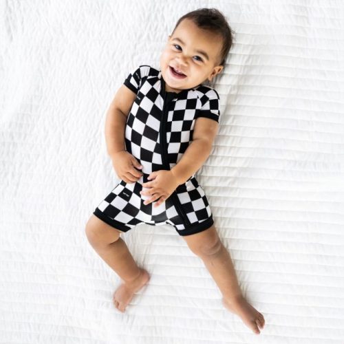 Cool Checks Shorty Zippy – Matching PJs & Daywear for Babies, Kids & Adults | Bamboo Pajamas