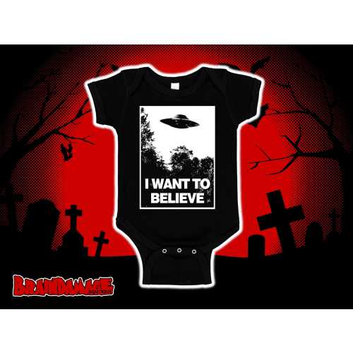 I Want To Believe Baby One Piece Bodysuit