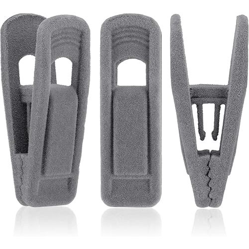 Velvet Hanger Clips | 50-Pack