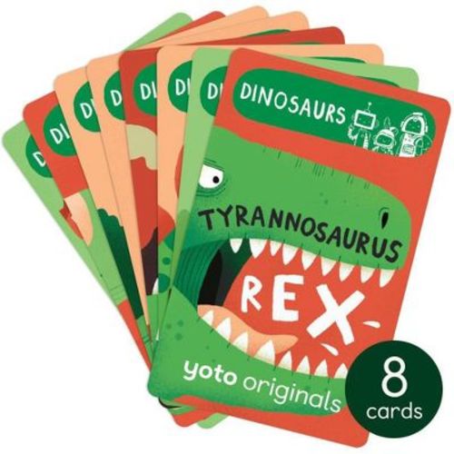 Yoto BrainBots: Dinosaurs Audio Card Collection (8 Card Pack)