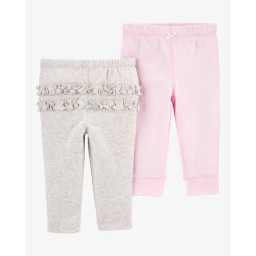 Baby 2-Pack Ruffle-Detail Cotton Pants - Carter's | Carter's