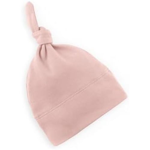 Colored Organics Baby Organic Cotton Knotted Hat - Infant Knit Cap - Newborn Boys and Girls