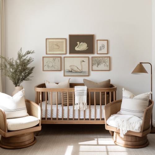 Nursery Gallery Wall Set, Vintage Kids Room Decor, Wall Art Set Of 6, Neutral Tones, Kids Gallery Art, Antique Wall Set, Digital Prints