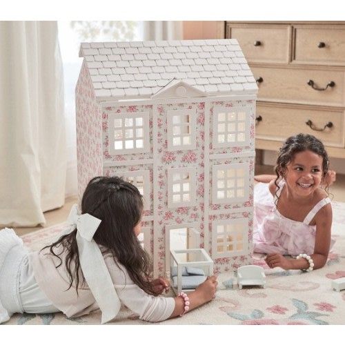 LoveShackFancy Antoinette Floral Dollhouse | Pottery Barn Kids