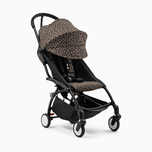 Stokke YOYO³ stroller from 6 months - Black Frame/Leopard Color Pack