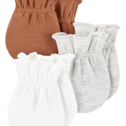 Multi Baby 3-Pack Mittens | carters.com