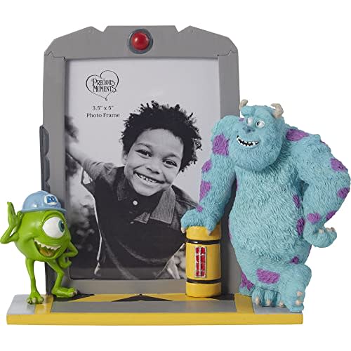 Precious Moments Monsters, Inc. Picture Frame | Disney Showcase Pixar Monsters, Inc. Love Your Inner Monster Resin Photo Frame | 3" x 5" Picture | Disney Decor & Gifts | Kids Room Decor