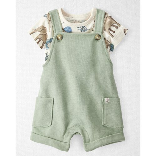 Baby 2-Piece Organic Cotton Shortall Set - Little Planet | Carter's