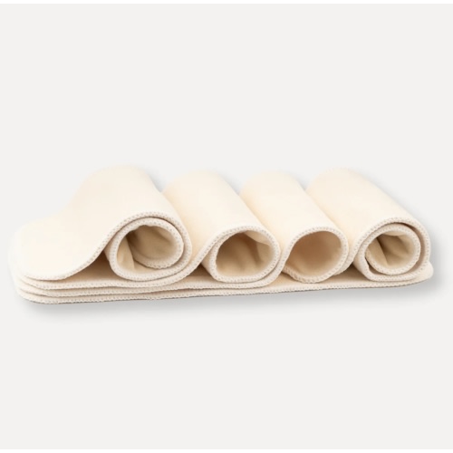 4 Layer Hemp Insert 5 Pack with Snaps