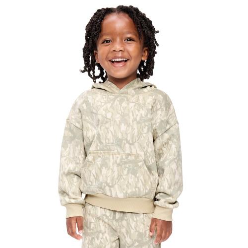 Oversized Boxy Washed Unisex Pullover Hoodie for Toddler