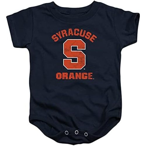 Syracuse University Official Syracuse Orange Logo Unisex Infant Snap Suit for Baby