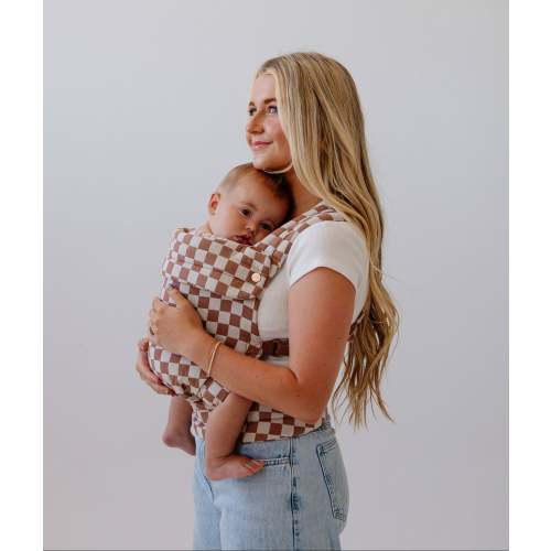 The Monarch Carrier - Mocha Check – Mabē