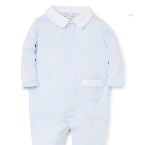 Blue Kissy New Beginnings Footie w/Collar