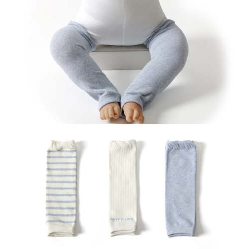 3 Pack Baby Toddler Leg Warmer Soft 100% Cotton Infants Leg Warmer Keep Warm Kids leg Support For 6-36M