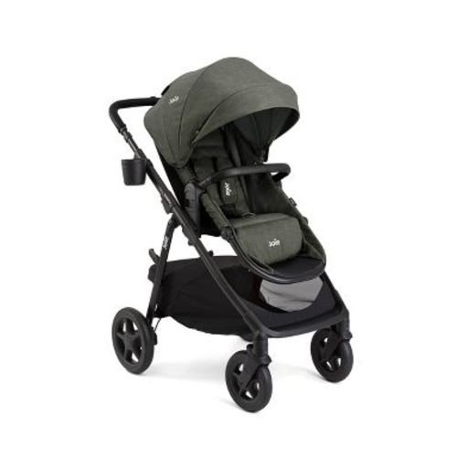 Joie Ginger Height Adjustable Pramette Full-Size Stroller - Evergreen: Storage, Car Seat Adapter, 50 lbs Capacity
