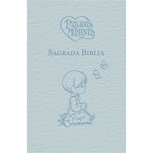 Biblia Católica, Precious Moments™, Leathersoft, Azul celeste, Comfort Print (Spanish Edition)