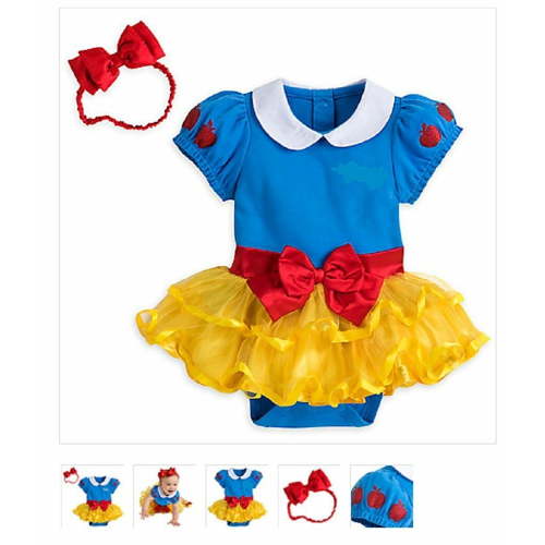Disney Store Princess Snow White Baby Girl Bodysuit Size 18/24 Months