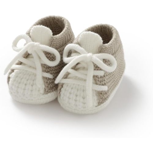 DovFanny Baby Booties Newborn Baby First Shoes Cozy Warm Knit Soft Booties for Toddler Infant Boy Girl
