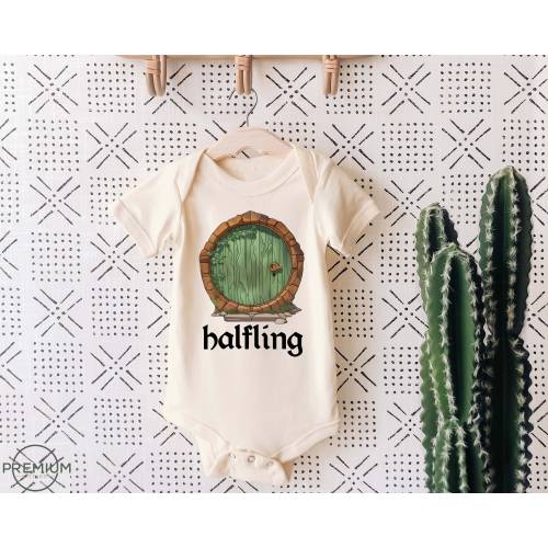 Halfling Onesie® | 100% Premium Cotton | Cream Color | Available in SS Onesie® LS Onesie® and Toddler Shirt