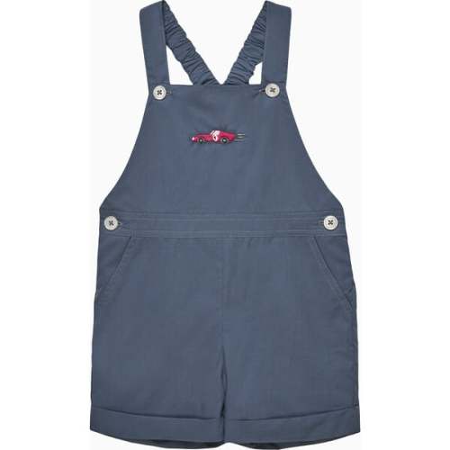 Car Atticus Bib Short, French Navy/Sebastian - Trotters London | Maisonette (12-18 mo)