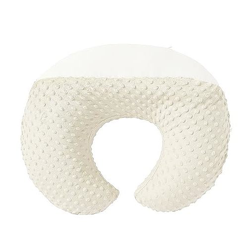 DONOMILO Nursing Pillow and Positioner Breastfeeding and Bottle Feeding, Propping Baby, Tummy Time, Sitting Support, with Removable Dots Cover, for Baby Boy Baby Girl(Pristine)