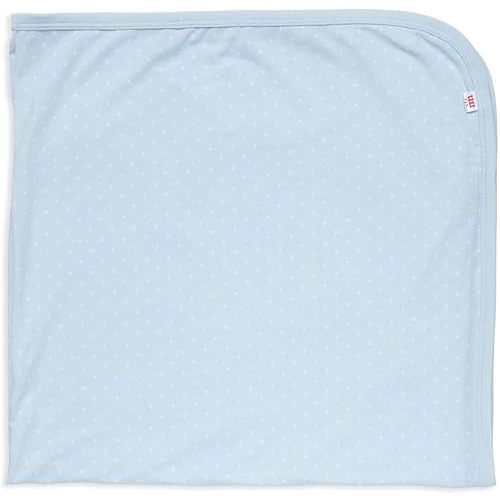 Magnetic Me Modal Soothing Swaddle Blanket | Silky Soft Modal Fabric | Pin Dot Blue | One Size