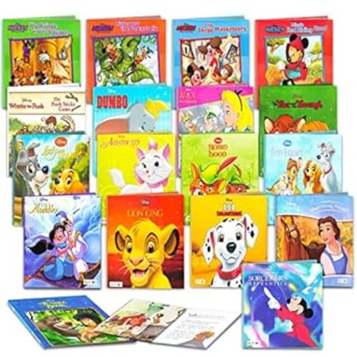 18 Bulk Books for Kids Toddlers - Assortment Includes 18 Disney Books Bedtime Stories