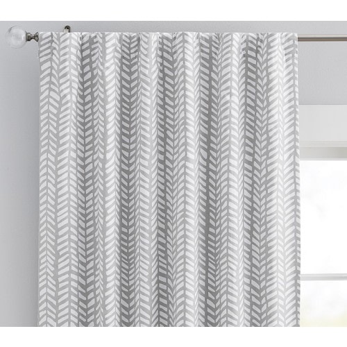 Broken Arrows Blackout Curtain Panels, in Gray 44 x 84" Set of 2
