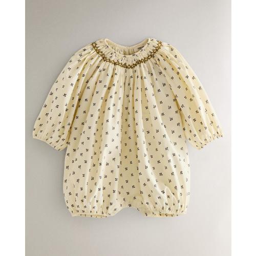 GATHERED FLORAL BABY ROMPER - Baby 0-18 months - KIDS AND BABY - CLOTHING AND SHOES | Zara Home United States of America