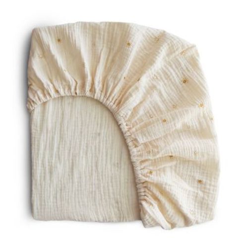 Extra Soft Muslin Crib Sheet Sun One Size