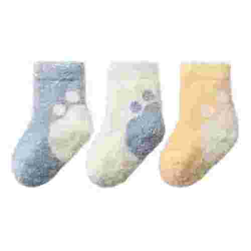 Kayannuo Baby Socks Toddler Socks 0-3 Years 3 Pairs Ultra Thick Warm Toddler Socks Boy And Girl Winter Socks Infant Socks Kids Sock Warm Cotton Crew Socks
