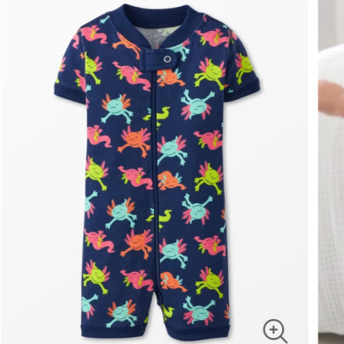 Baby 2-Way Zip Shortie Sleeper | Hanna Andersson