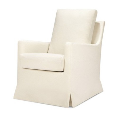 DaVinci Winnie Slipcover Swivel Glider - Vanilla