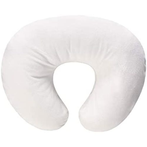 Nursing Pillow Cover, Pillow Slipcover, Waterproof Breastfeeding Pillow Protective Cover for Mom,Newborn Infant Soft Cotton Feeding Cushion Case for Boys and Girls(White)