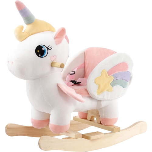 FUNLIO, Unicorn Baby Rocking Horse, Rainbow Fairy, 6-36 Months