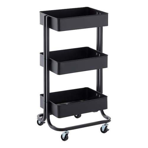 3-Tier Rolling Cart | The Container Store