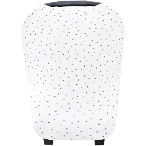 Copper Pearl Multi-Use Cover: Car Seat Covers, Nursing Cover, and Stroller Cover for Sun - Stretchy Fabric, All-Season Use, Stylish Designs, Easy Access for Moms - Haze