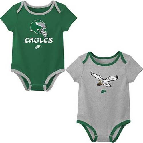 Nike Infant Philadelphia Eagles Midnight Green All Day Play 3-Pack Creeper Set | Dick's Sporting Goods