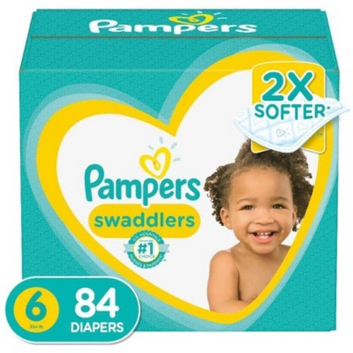 Pampers Swaddlers Disposable Diapers Enormous Pack - (Select Size), Size: Size 6 (84 Count)