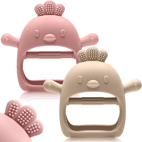 2 Pack Easter Baby Teething Toys