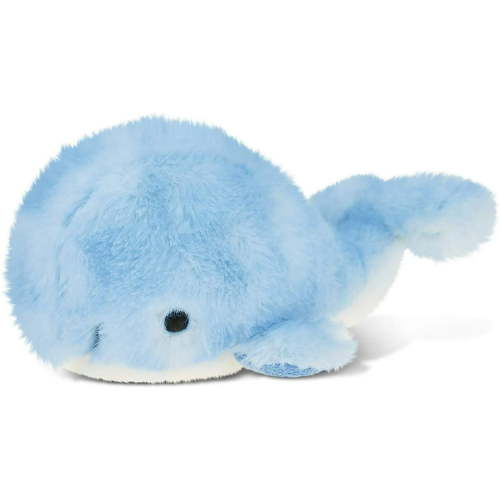 DolliBu Blue Whale Super Soft Stuffed Animal, Cute Realistic Stuffed Animals for Girls. Boys and Adults Animal Gifts, Kids Ocean Life Nursery Décor for Newborn, Cuddly Sea Baby Plush Toys - 7 inches