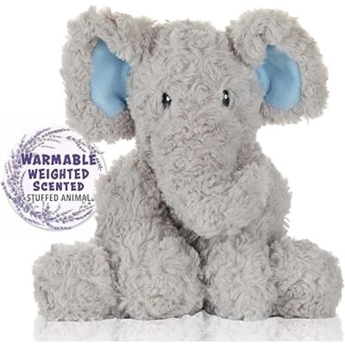 1i4 Group Warm Pals Microwavable Lavender Scented Plush Toy Stuffed Animal -Sweet Elephant 9"