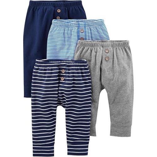 Simple Joys by Carter's Unisex Babies' Pant, Pack of 4
