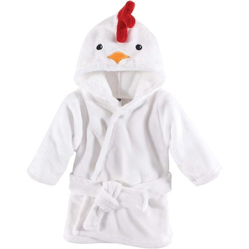 Hudson Baby Unisex Baby Plush Animal Face Bathrobe