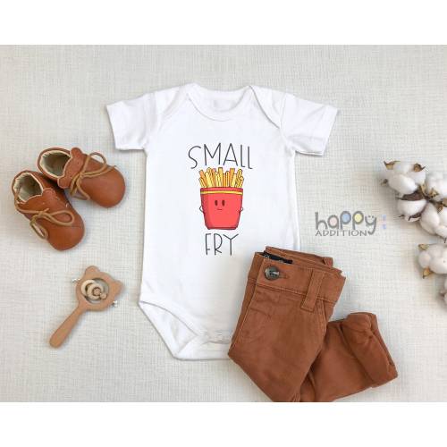 Small Fry  Bodysuit, French Fry Baby Bodysuit, Funny Baby ,  Unique Baby Shower Gift, Baby Boy Bodysuit, Unisex, Niece, Nephew, Onesie®