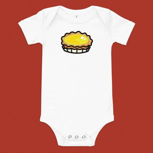 Egg Tart Baby Onesie